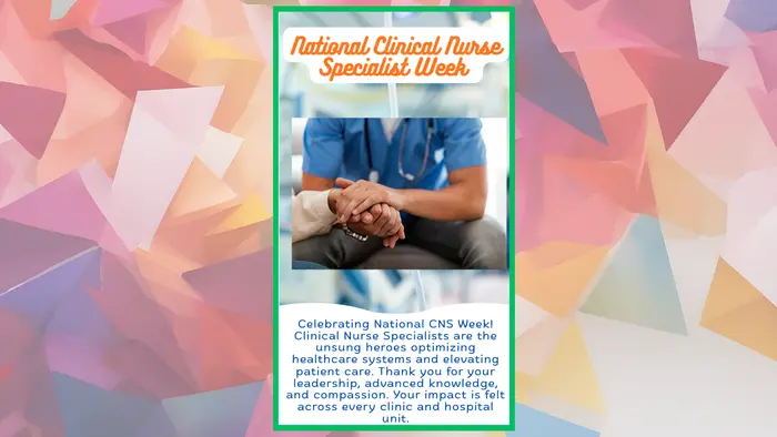 National Clinical Nurse Specialist Week